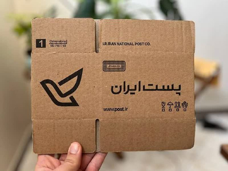 جعبه بسته بندی مدل پستی سایز 1 بسته 50 عددی