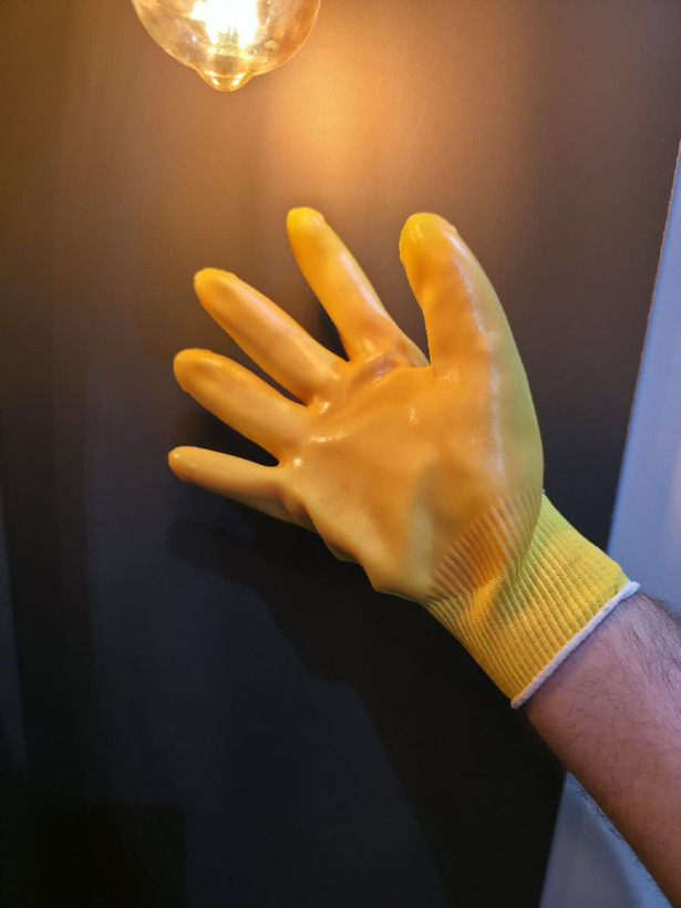 دستکش کار ژله ای استاد کار/6 جفت