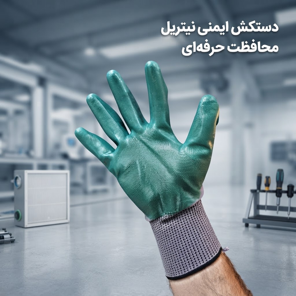 دستکش ایمنی مدل  نیتریل پروتون /فروش عمده حداقل سفارش 60جفت